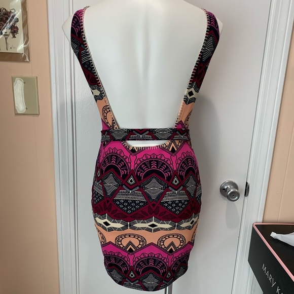 Patterned Mini Dress - Picture 3 of 4